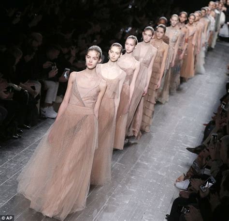 nudes on the runway|Designer sends naked models down the catwalk .